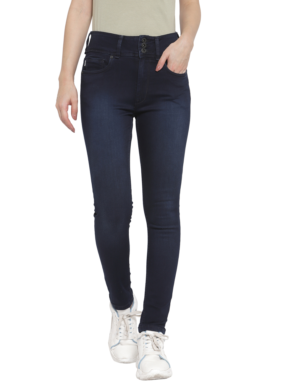 Dion Skinny Fit High Waist Jeans, , large image number 0