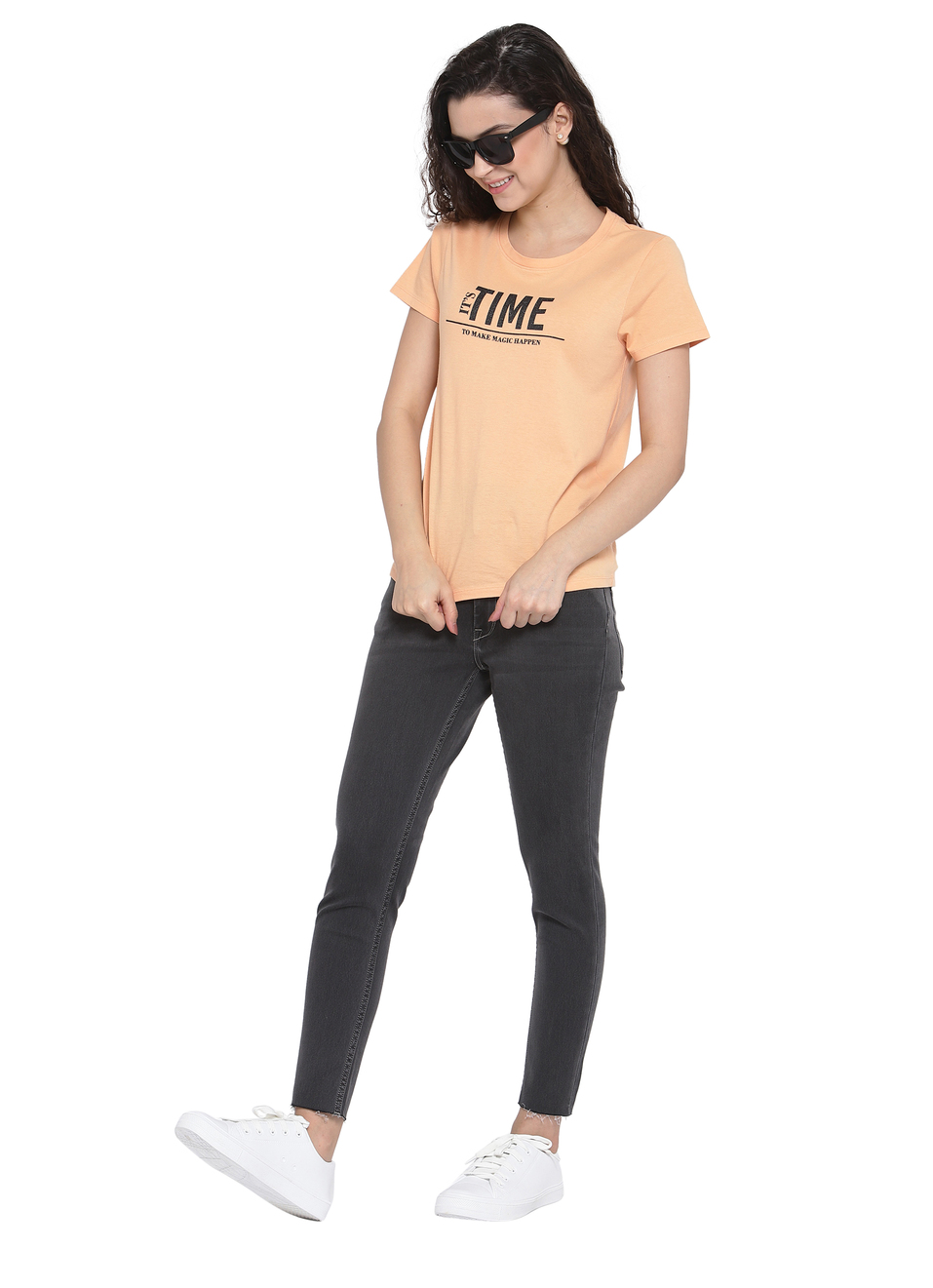 Dion Ankle Skinny Fit High Waist Ankle Length Jeans, , large image number 3