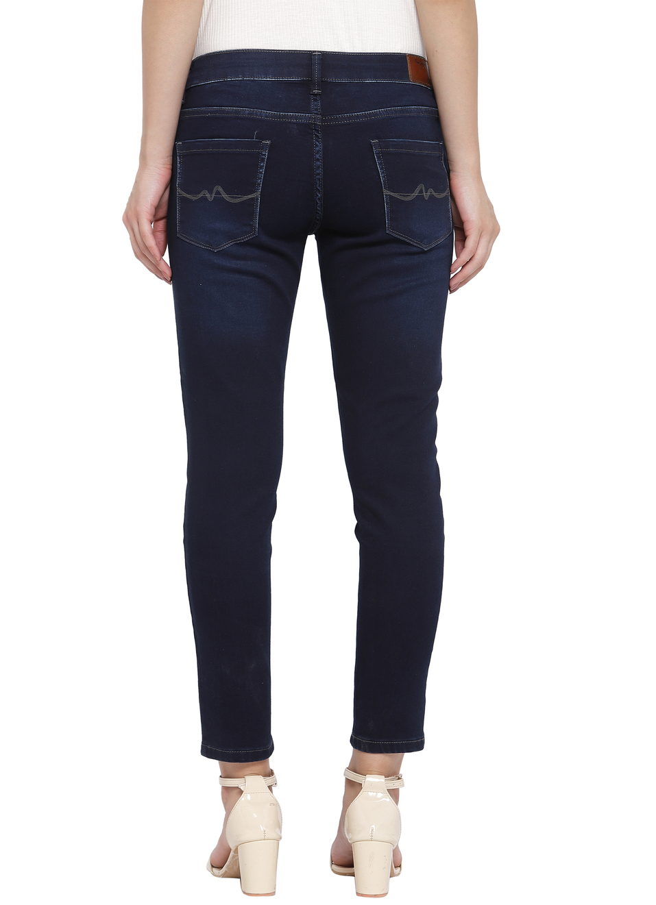 Lola Ankle Skinny Fit Mid Waist Ankle Length Jeans, , large image number 1