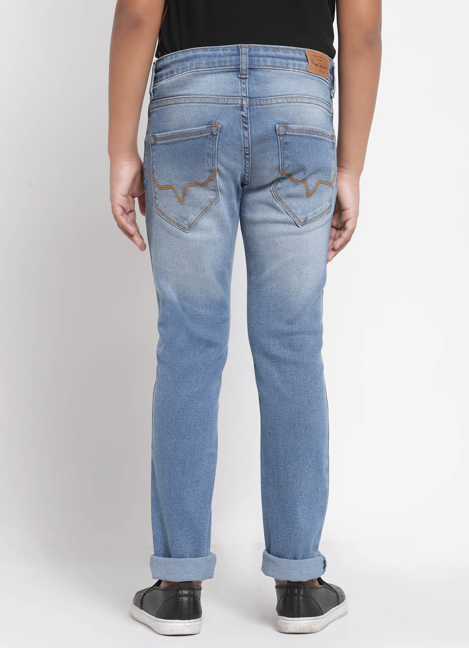 Dino Slim Fit Mid Waist Slim Leg Jeans, , large image number 1