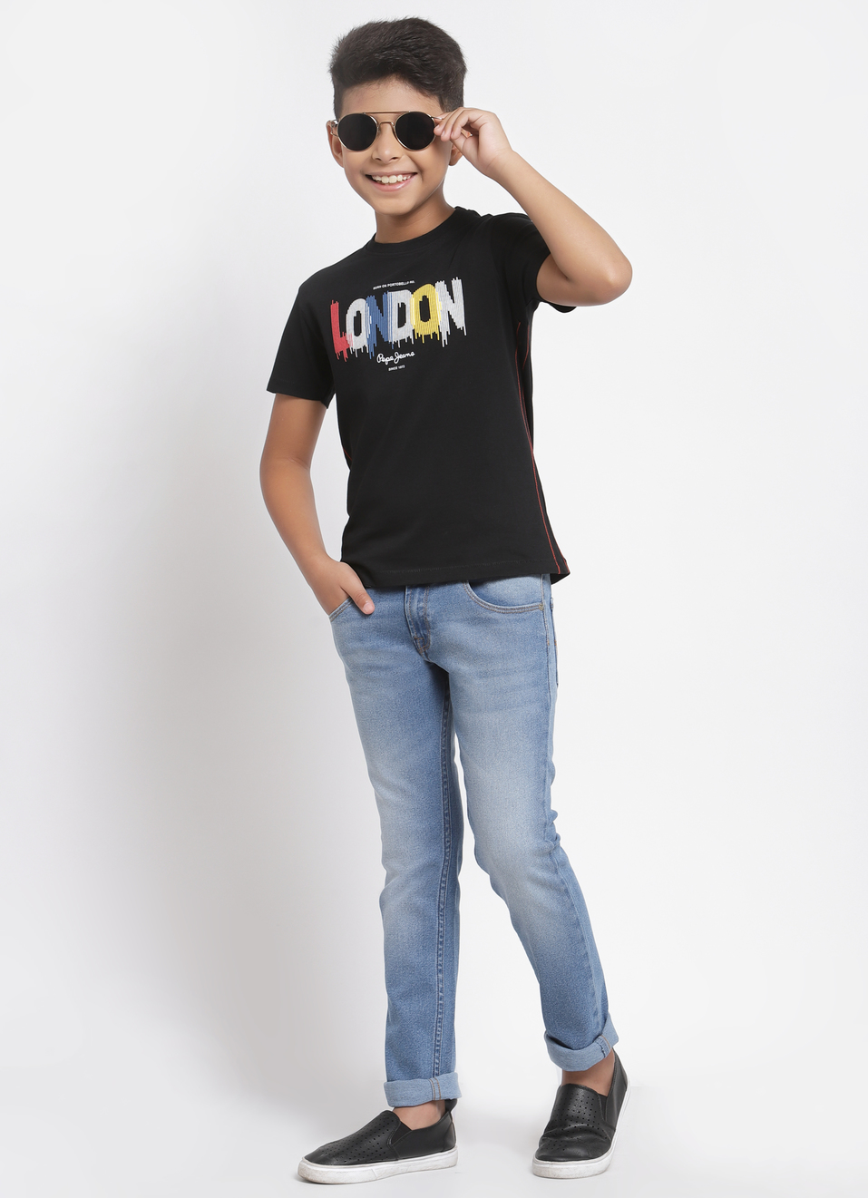 Dino Slim Fit Mid Waist Slim Leg Jeans, , large image number 3