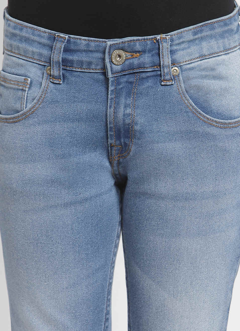 Dino Slim Fit Mid Waist Slim Leg Jeans, , large image number 4