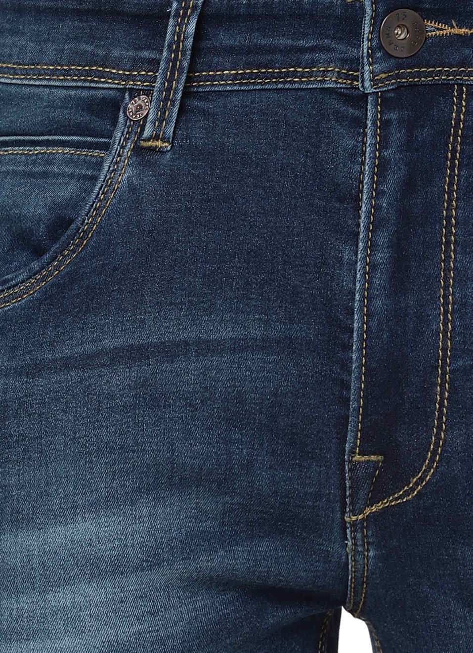 Keyshon Slim Fit Mid Waist Jeans, , large image number 4