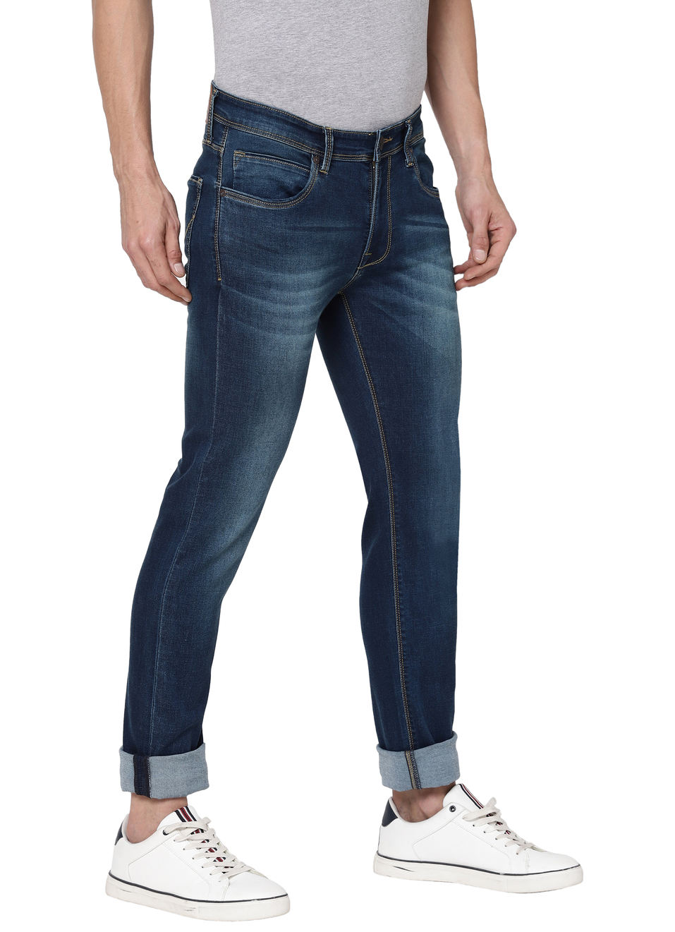 Keyshon Slim Fit Mid Waist Jeans, , large image number 6