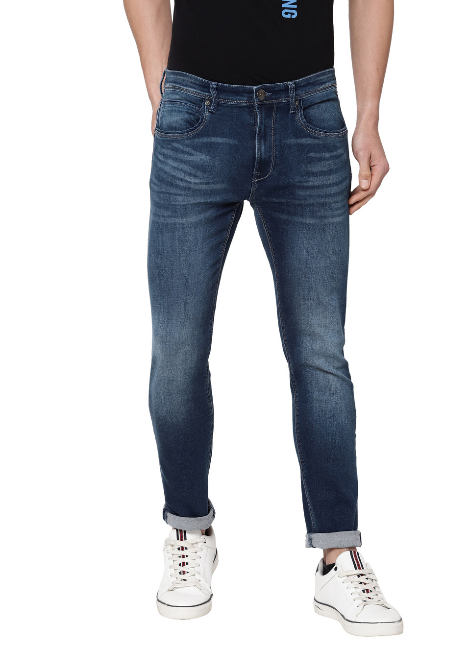 Kinsley Tapered Fit Low Waist Jeans, , large image number 0