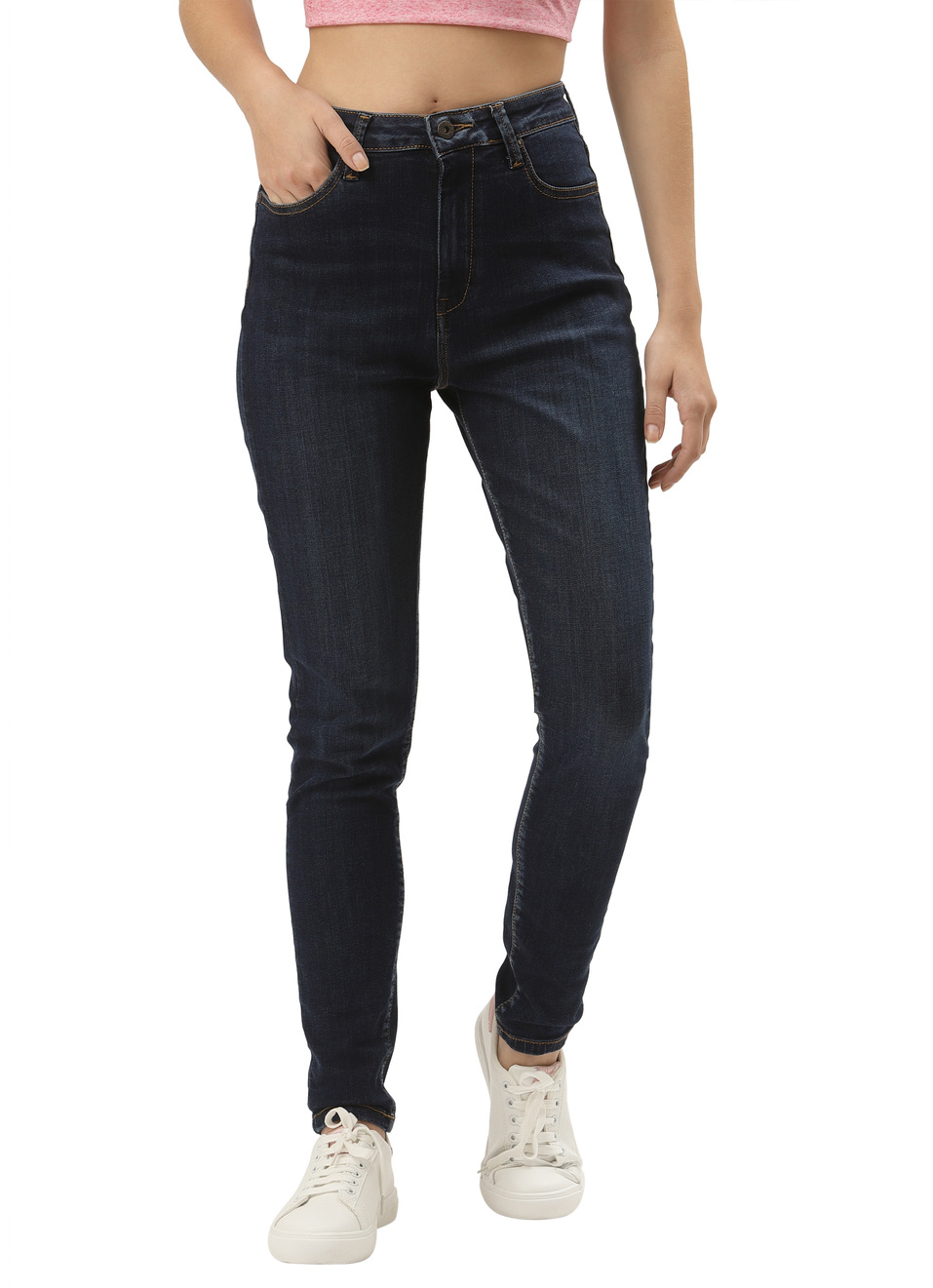 Ori D Skinny Fit High Waist Jeans, , large image number 0
