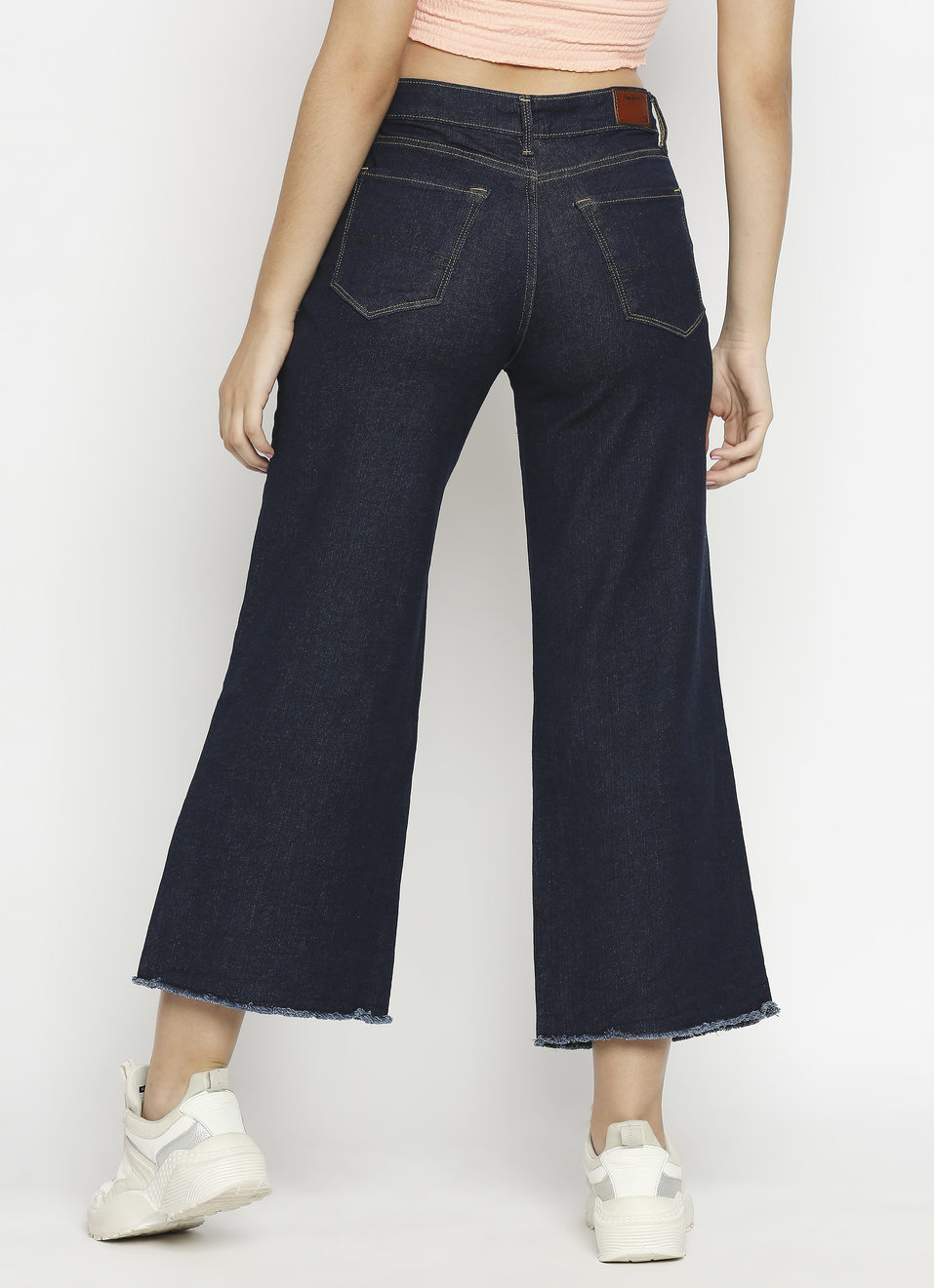 Justice Wide Leg Fit High Waist Ankle Length Jeans , , large image number 1