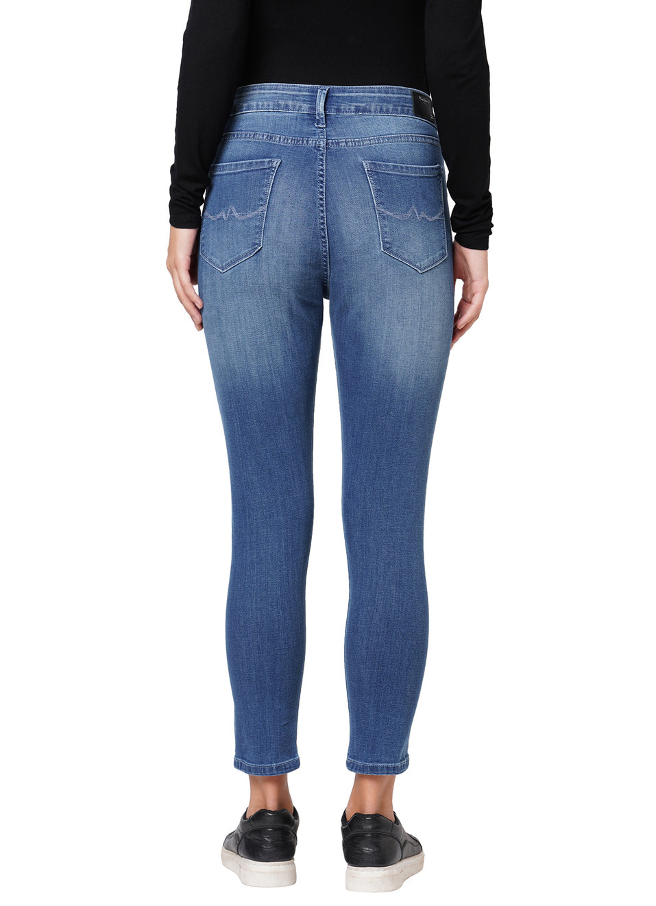 Unice Skinny Fit High Waist Ankle Length Jeans, , large image number 1