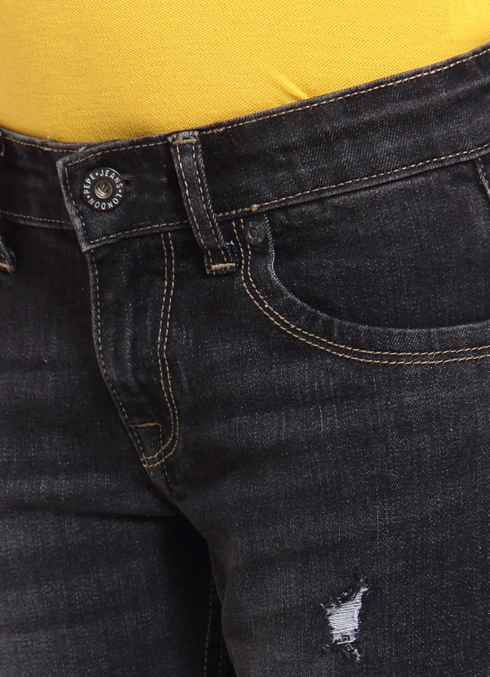 Drent Slim Fit Mid Waist Slim Leg Jeans, , large image number 4