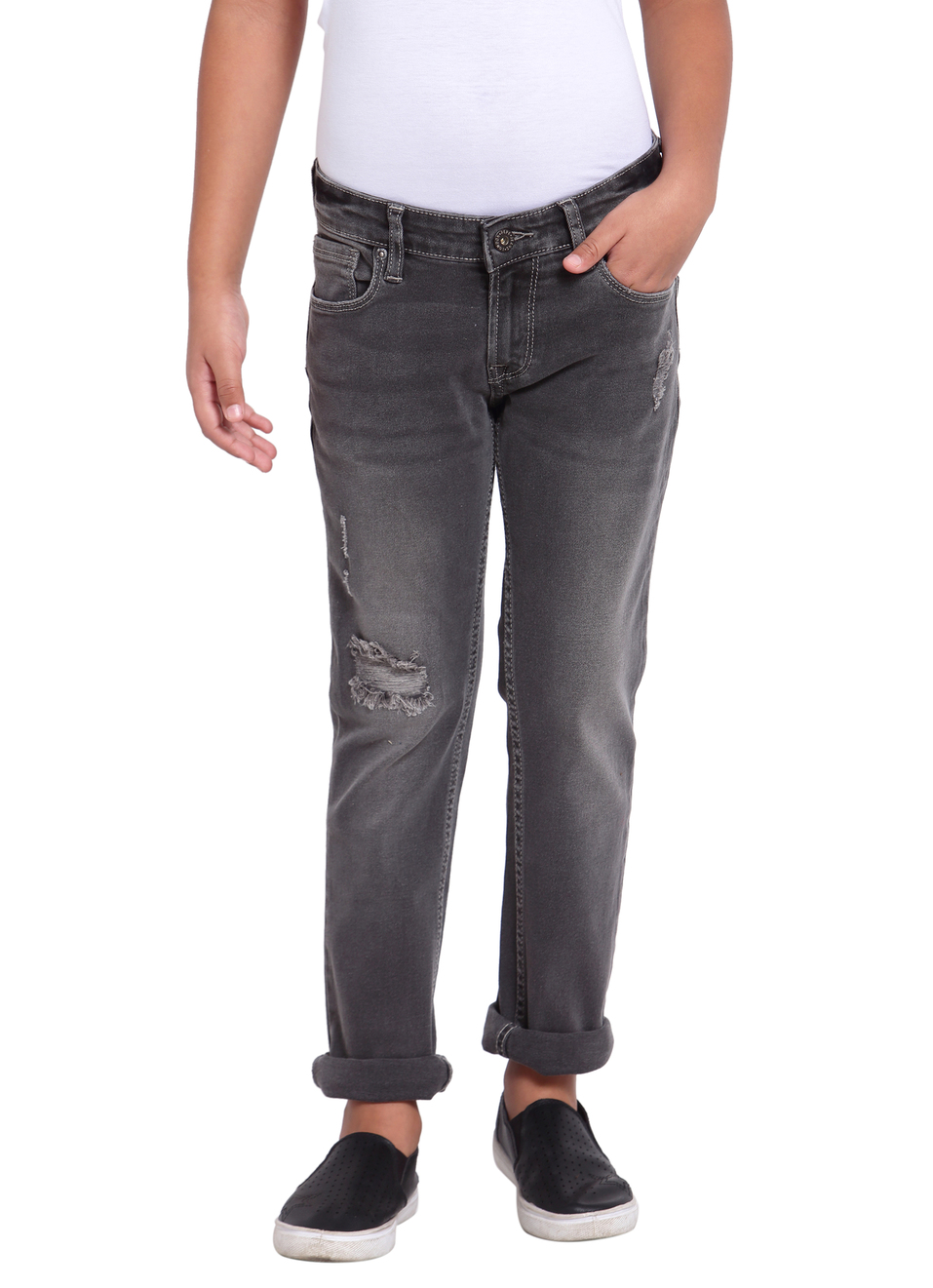 Erwin Slim Fit Mid Waist Slim Leg Jeans, , large image number 0