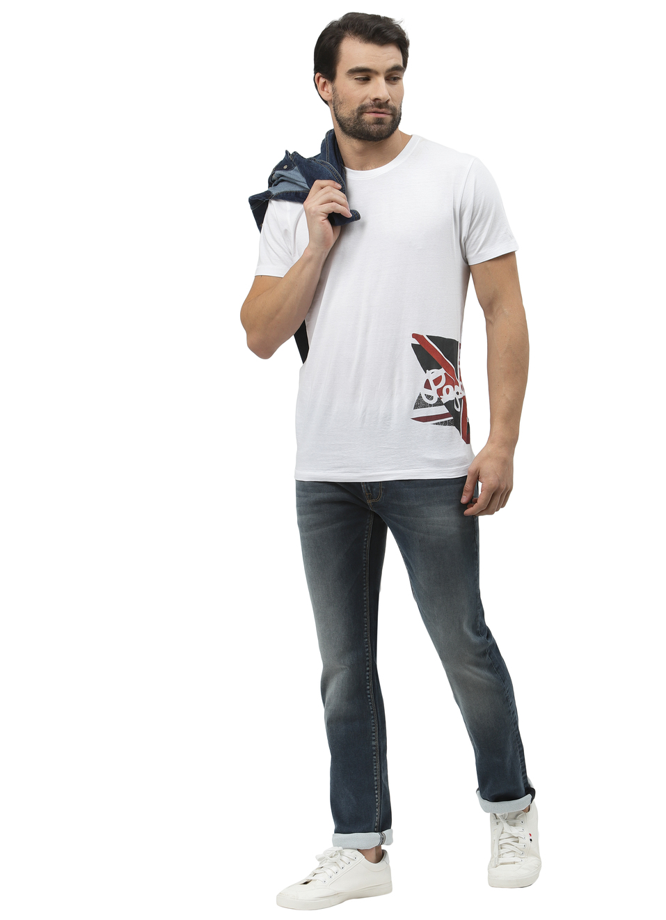 Arturo Slim Fit Mid Waist Jeans, , large image number 3