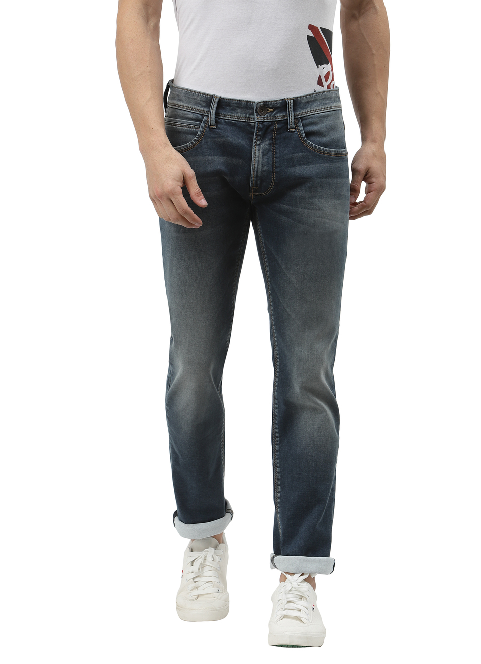Arturo Slim Fit Mid Waist Jeans, , large image number 0