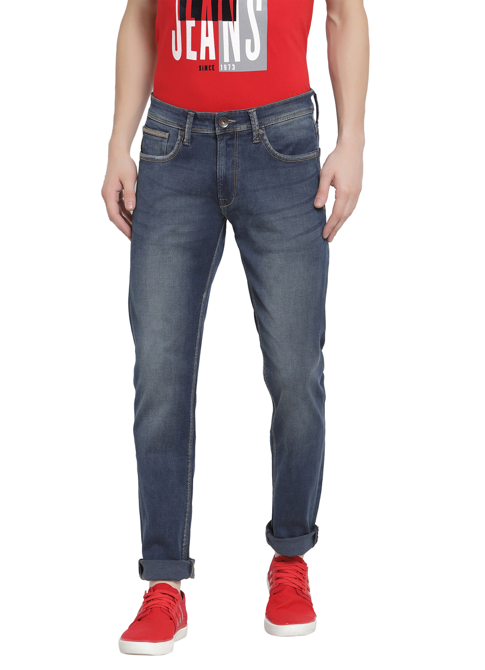 Edison-Tv Tapered Fit Low Waist Jeans, , large image number 0