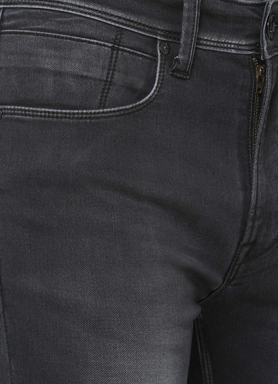 Bootcut Slim Fit Mid Waist Boot Leg Jeans, , large image number 4