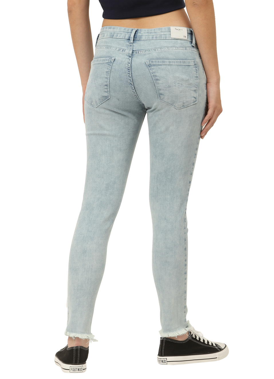 Madeline Skinny Fit Mid Waist Ankle Length Jeans, , large image number 1