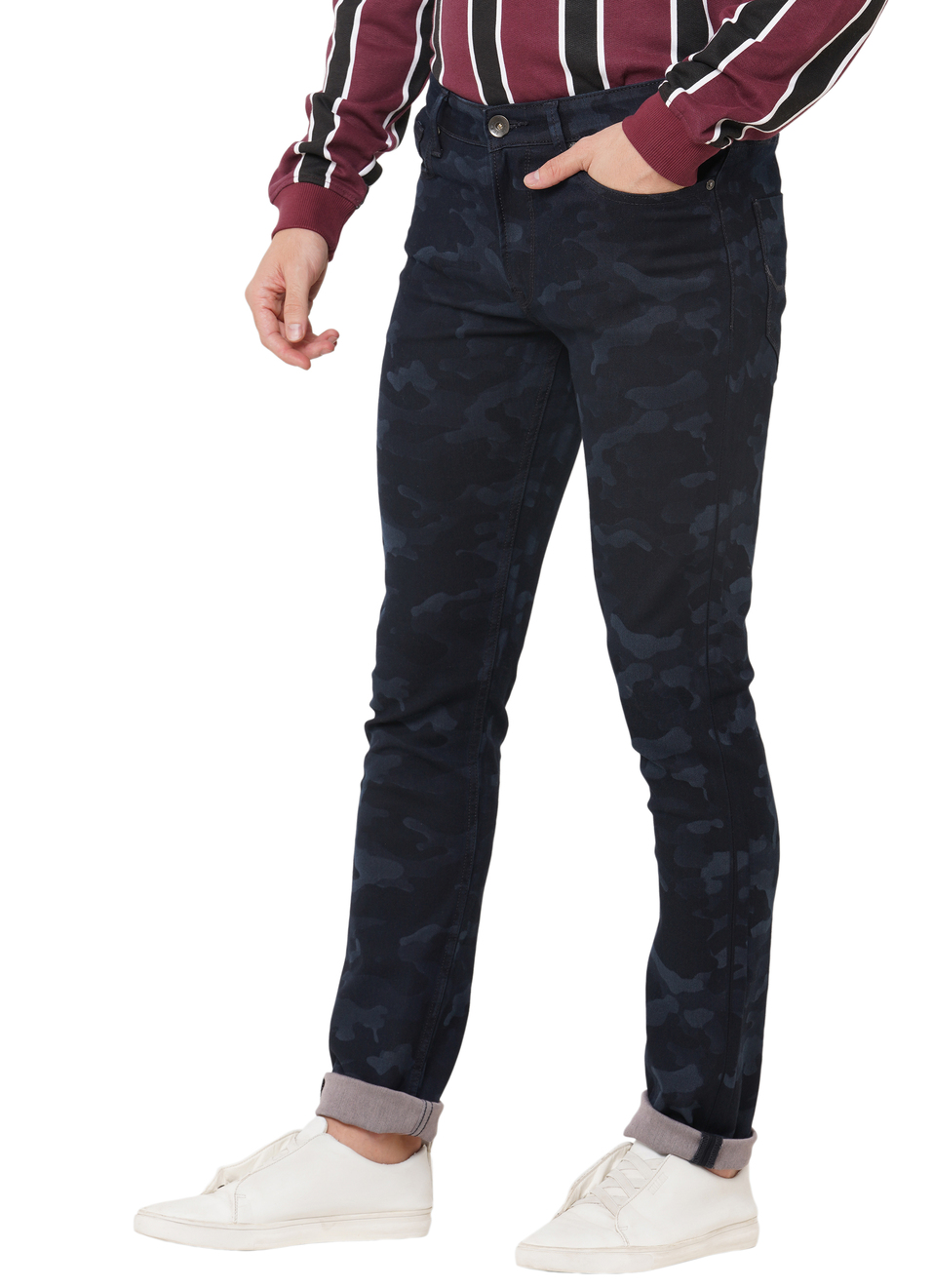 Bonn Skinny Fit Low Waist Jeans, , large image number 2