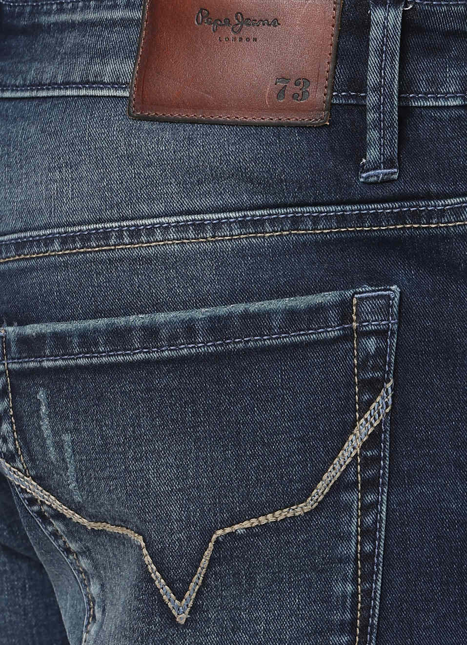 Burken Super Skinny Fit Mid Waist Ankle Length Jeans, , large image number 5