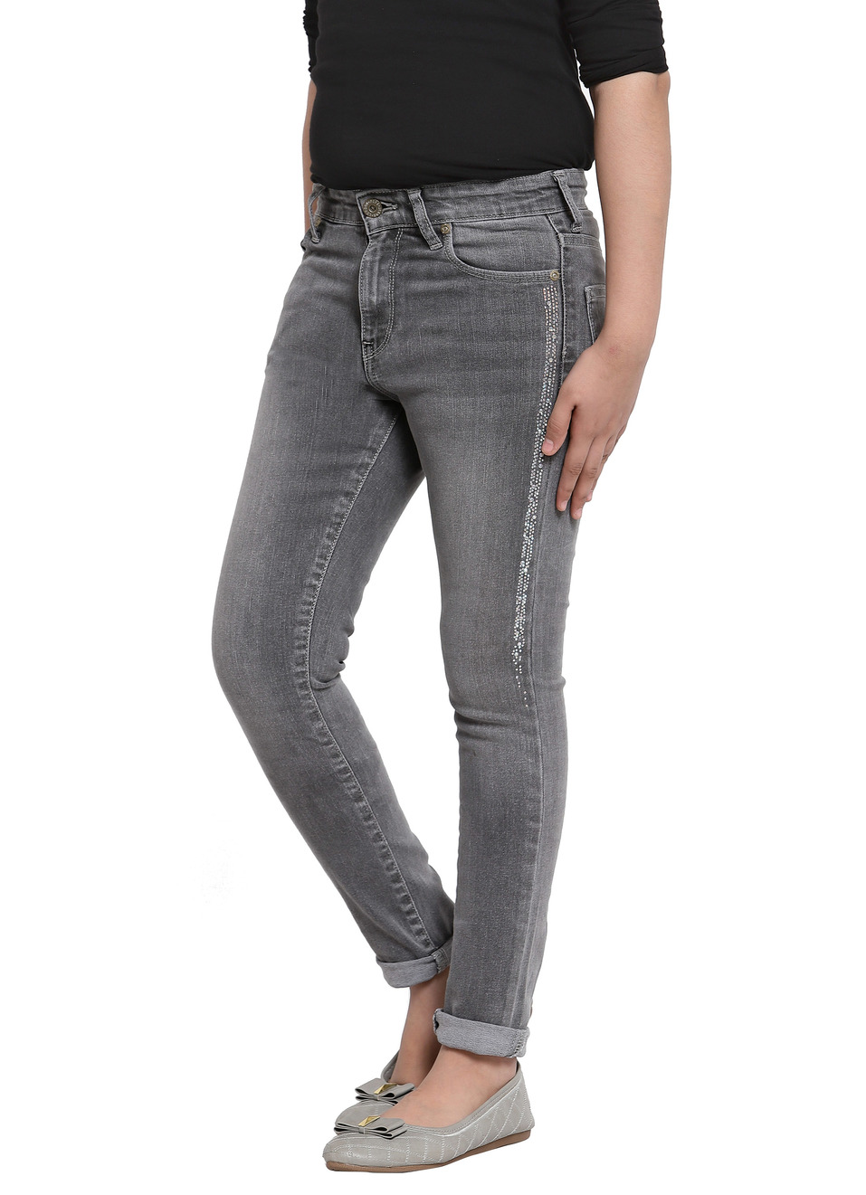 Andrea Skinny Fit High Waist Jeans , , large image number 2