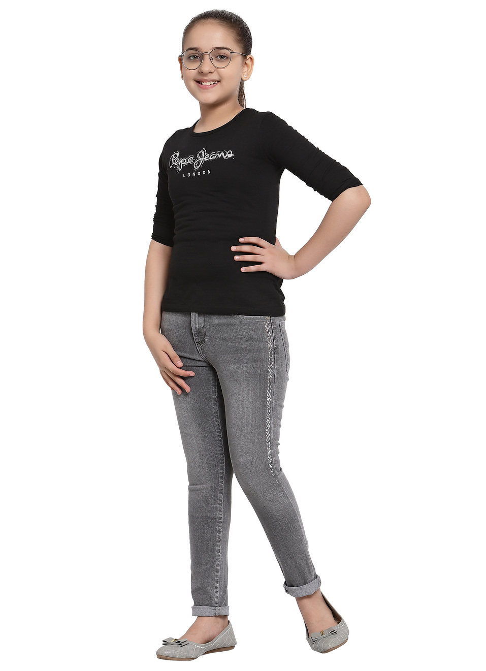 Andrea Skinny Fit High Waist Jeans , , large image number 3