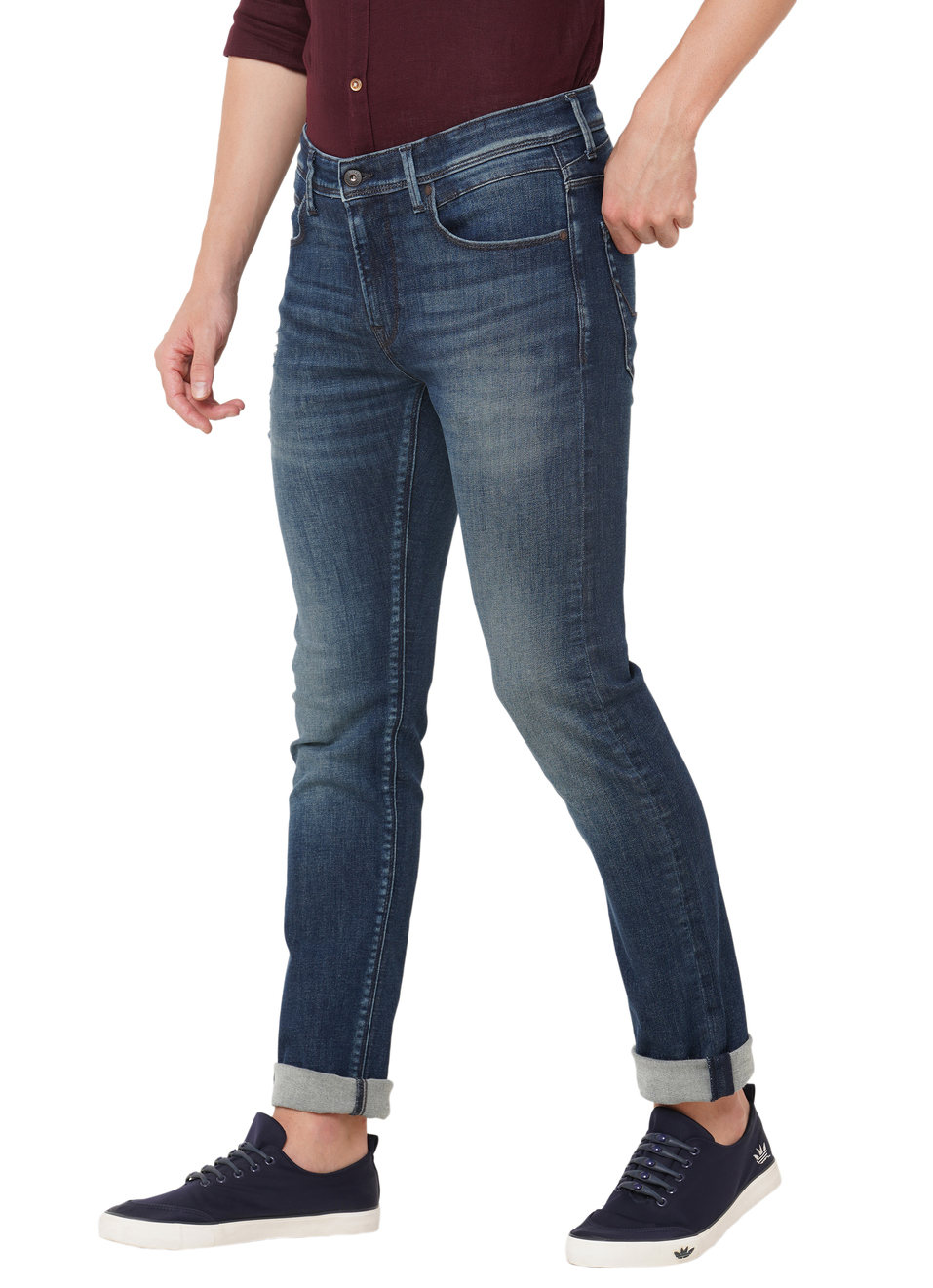 Midian Slim Fit Mid Waist Jeans, , large image number 1