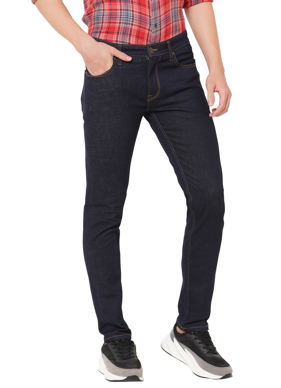 Ruben-Tv Tapered Fit Low Waist Jeans, , large image number 6