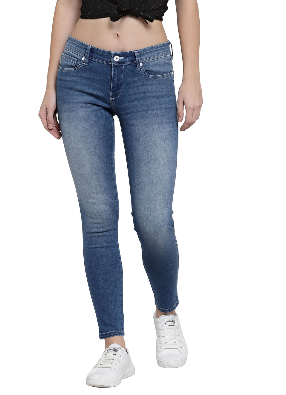 Sissy L Skinny Fit Mid Waist Jeans, , large image number 0