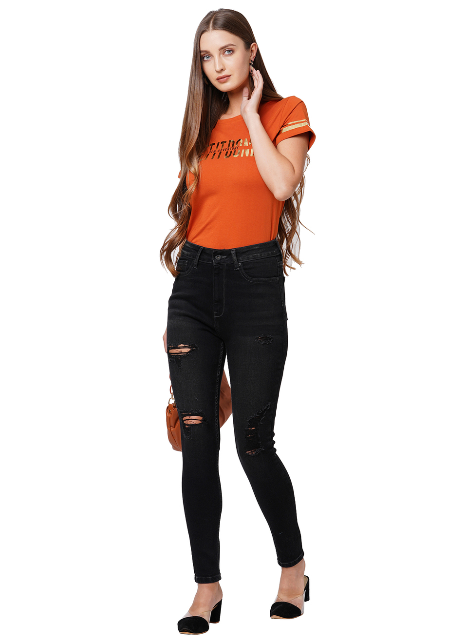 Sugar Skinny Fit High Waist Jeans, , large image number 3