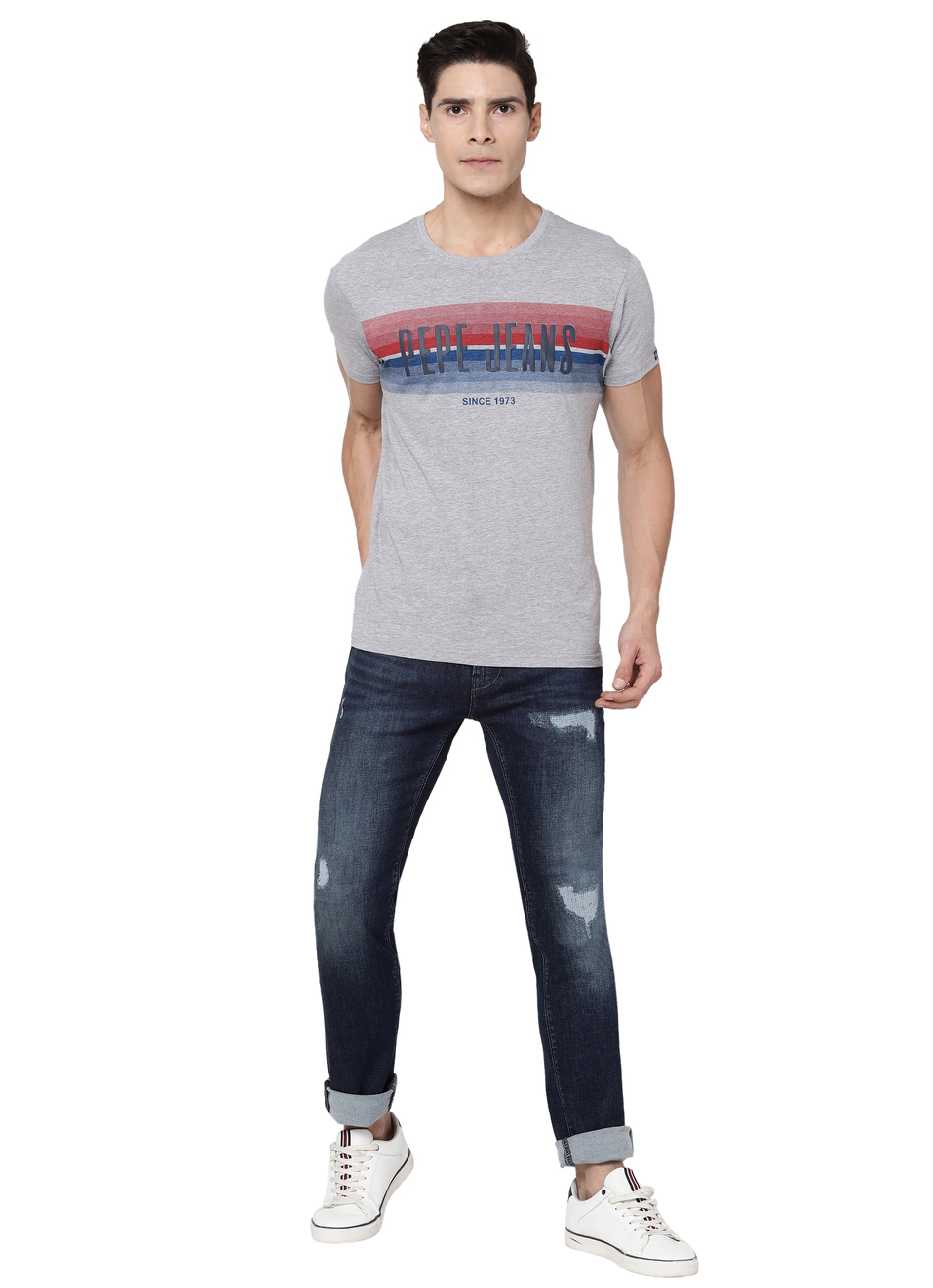 Mitchy Slim Fit Mid Waist Jeans, , large image number 3