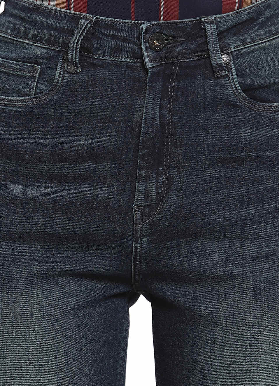 Reagan Skinny Fit High Waist Ankle Length Jeans, , large image number 4