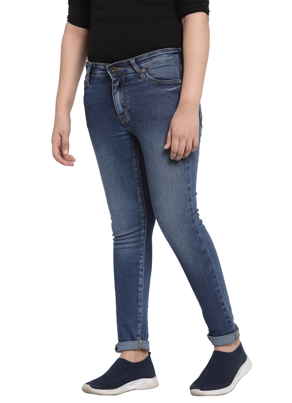 Cristal Skinny Fit High Waist Jeans , , large image number 2