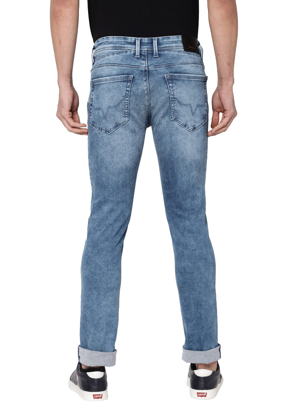 Migel Slim Fit Mid Waist Jeans, , large image number 1