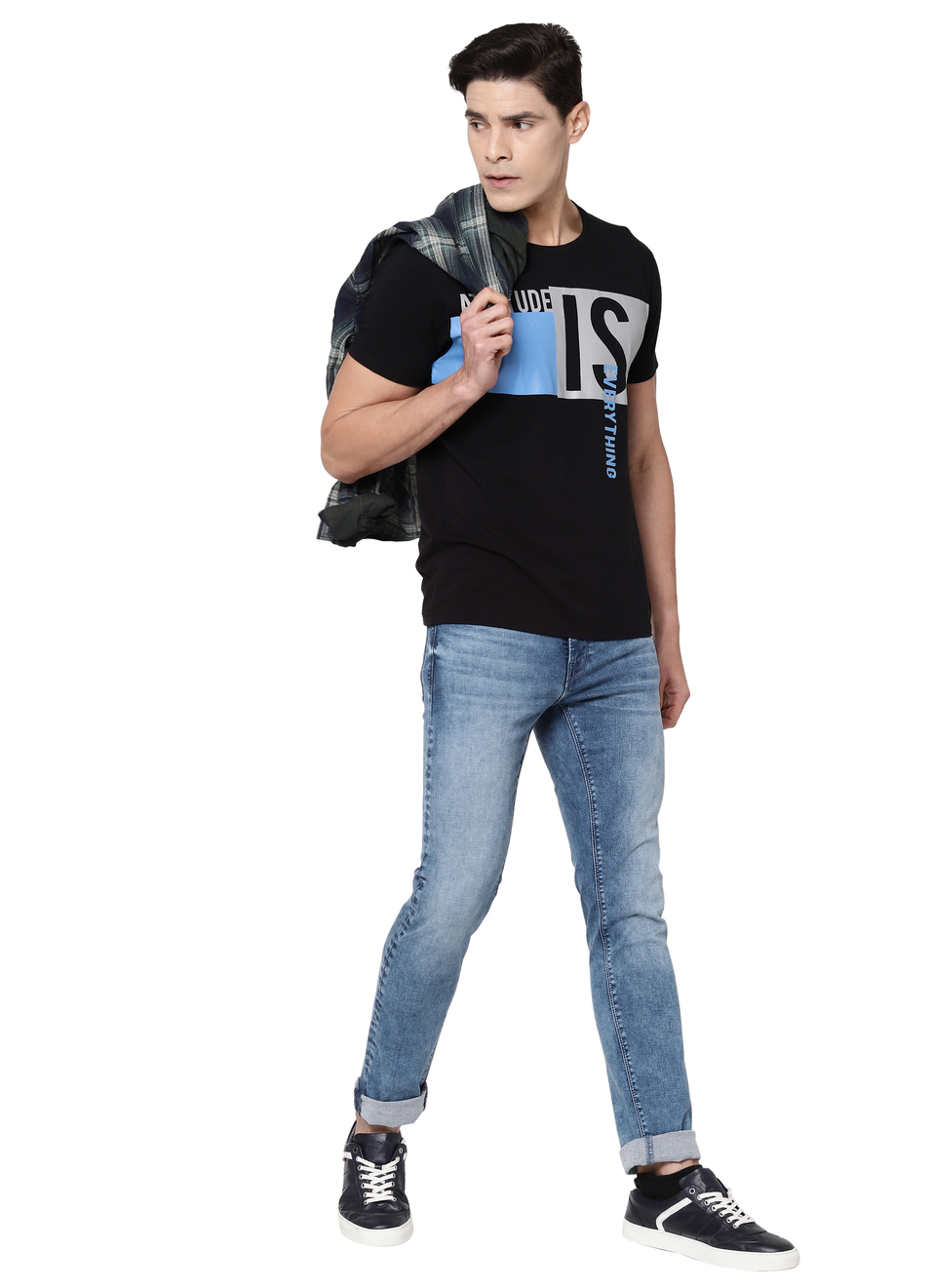 Migel Slim Fit Mid Waist Jeans, , large image number 3