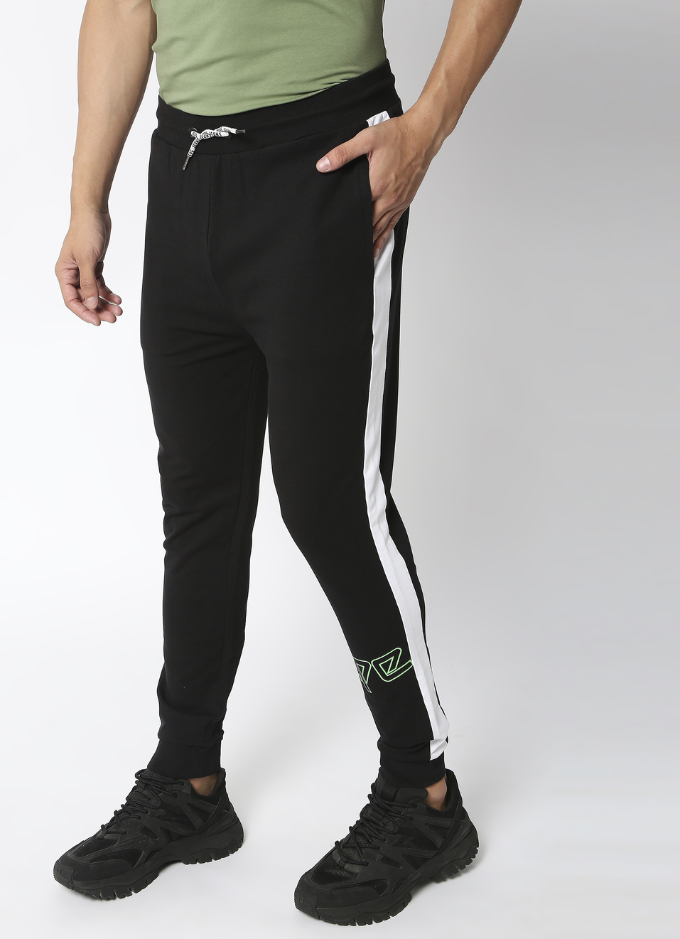 Brun Placement Printed Jogger, , large image number 3