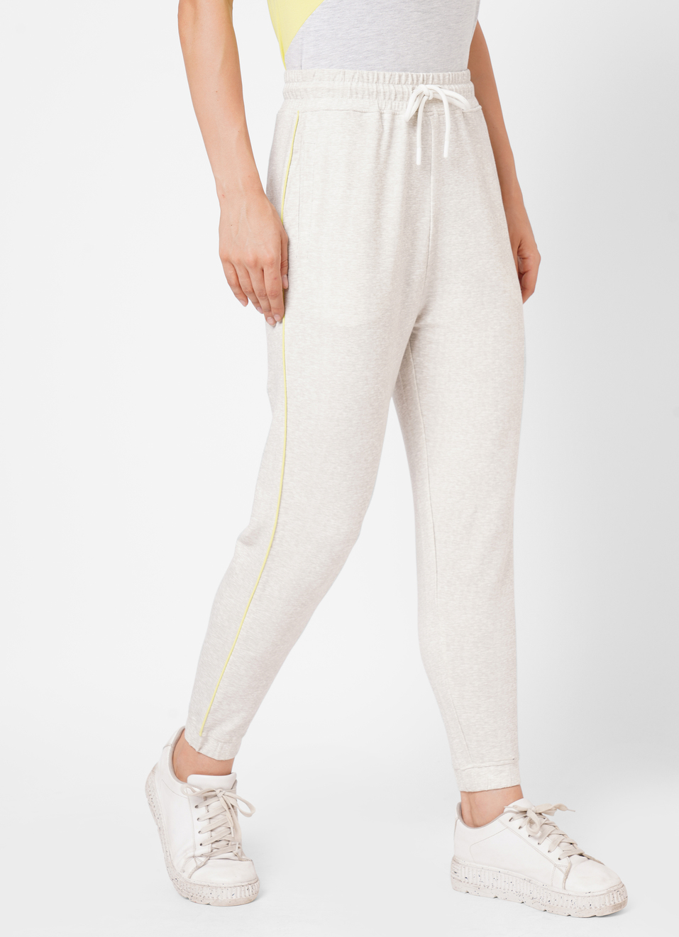 Jaime Sporty Solid Jogger With Branding, , large image number 3