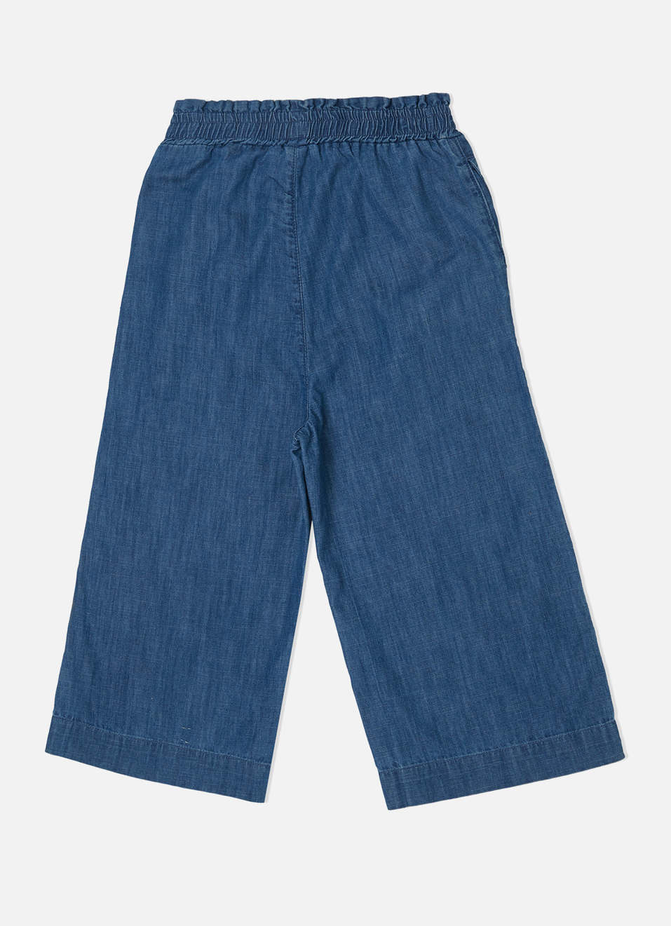 Valley Denim Trouser With Smocked Waist, , large image number 1