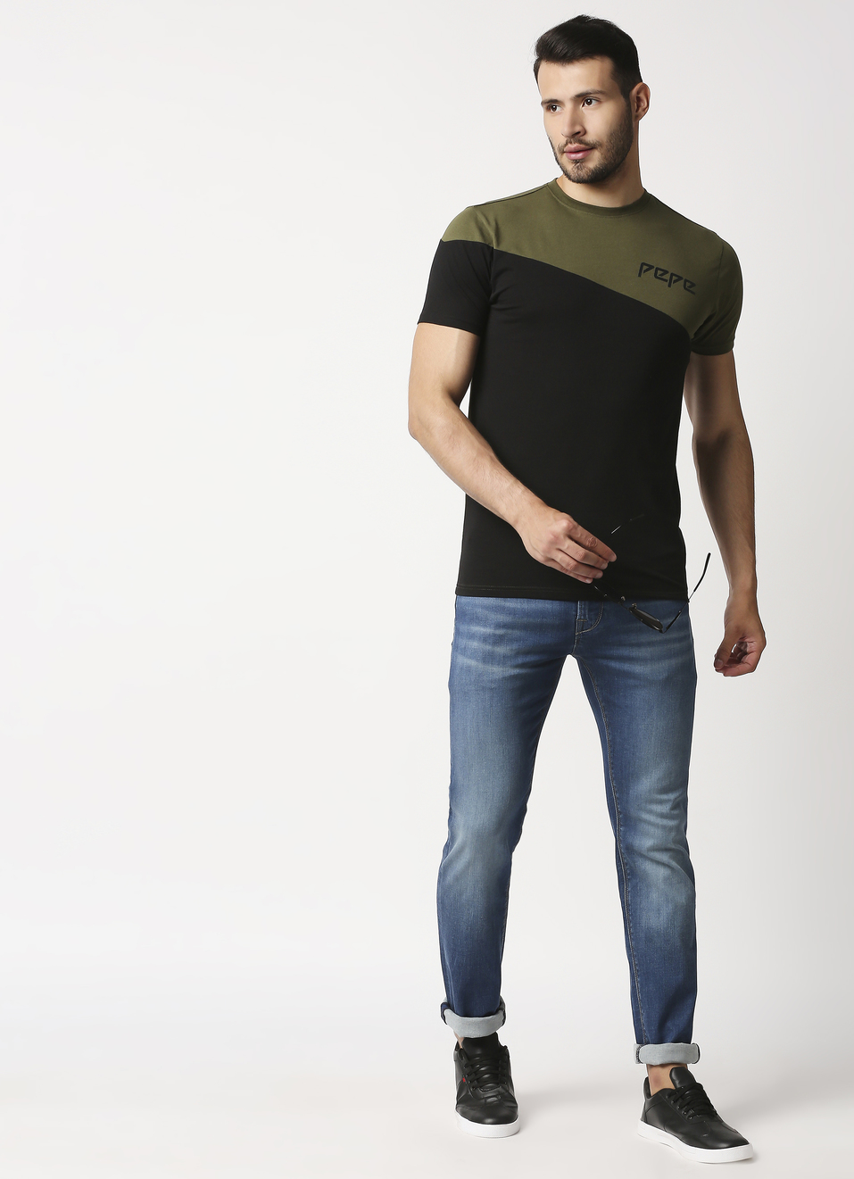 Vapour Slim Fit Mid Waist Jeans, , large image number 3