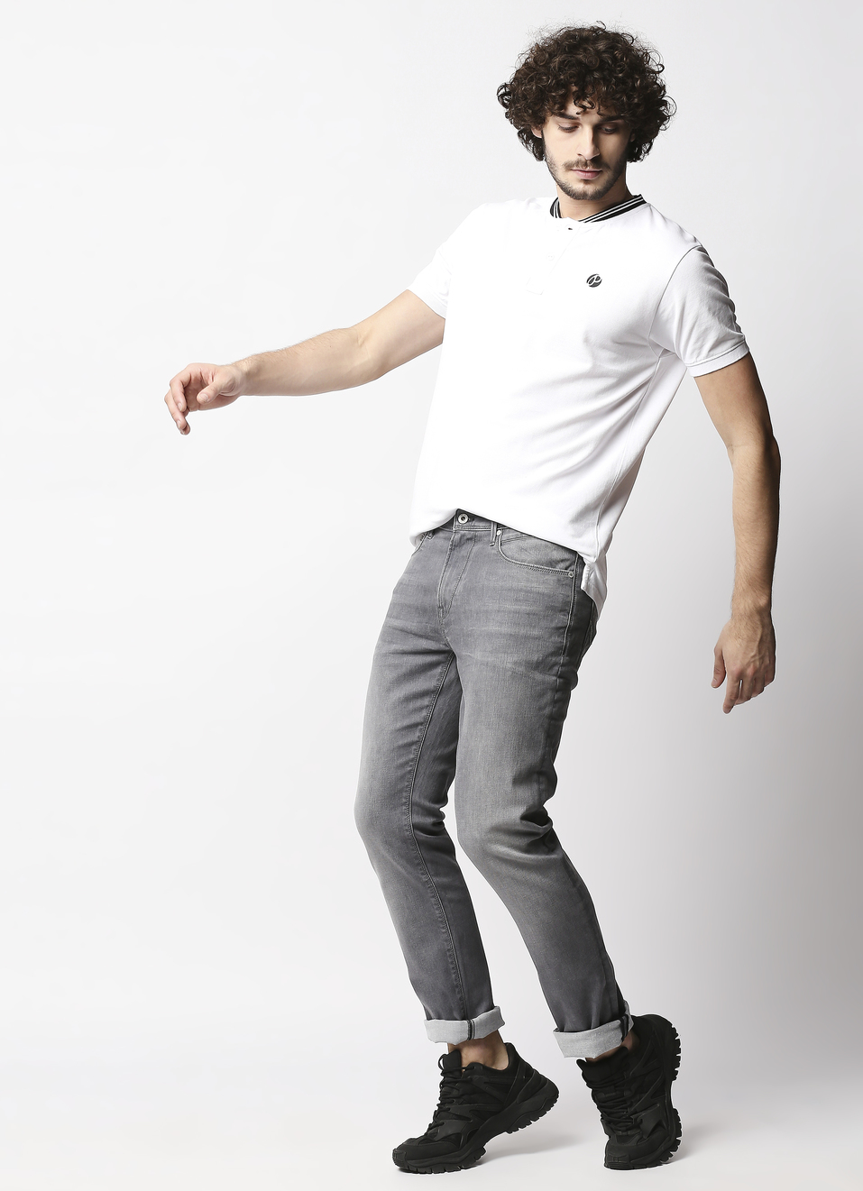 Vapour Slim Fit Mid Waist Jeans, , large image number 2