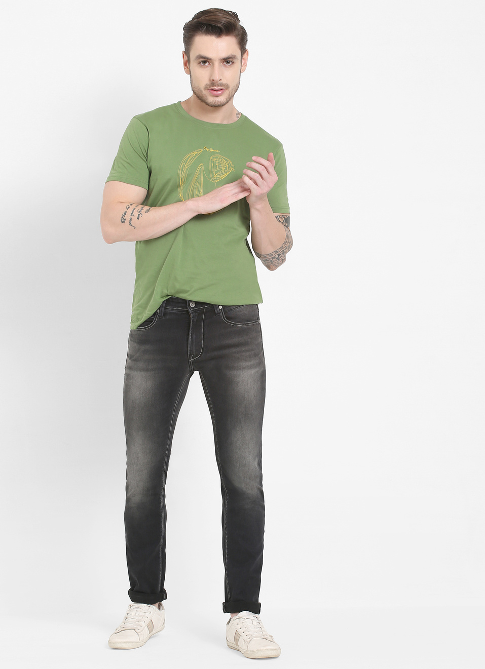 Vapour Slim Fit Mid Waist Jeans, , large image number 1