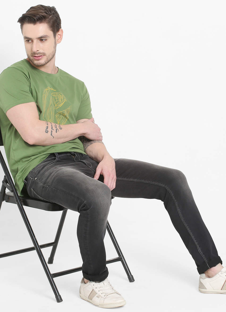 Vapour Slim Fit Mid Waist Jeans, , large image number 3