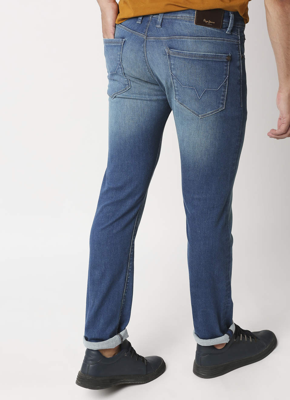 Vapour Slim Fit Mid Waist Jeans, , large image number 1