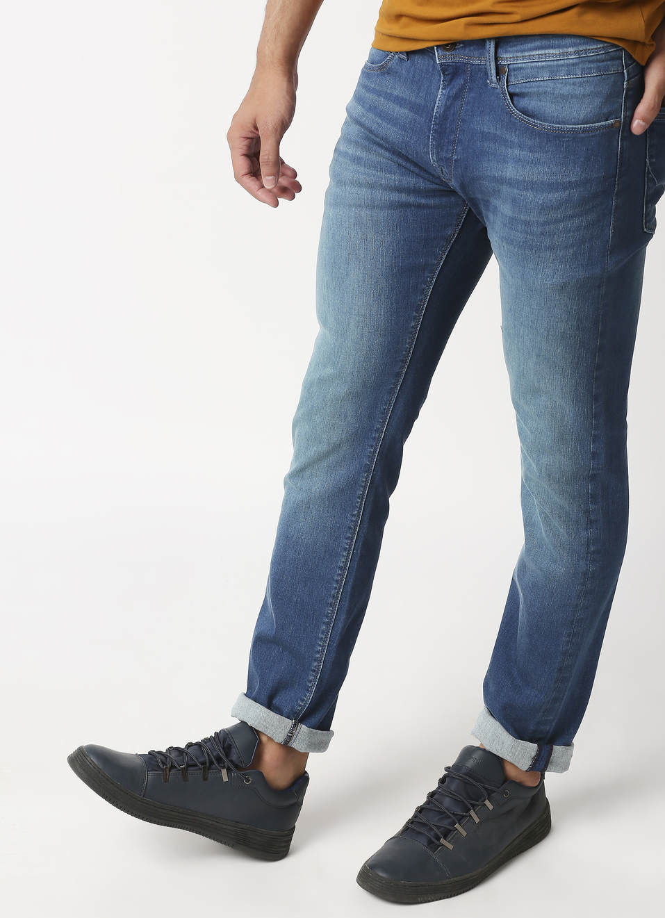 Vapour Slim Fit Mid Waist Jeans, , large image number 2