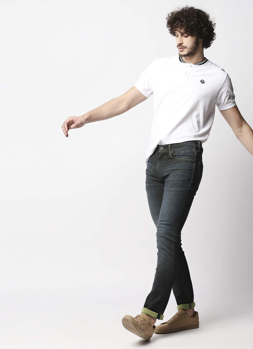 Vapour Slim Fit Mid Waist Jeans, , large image number 2