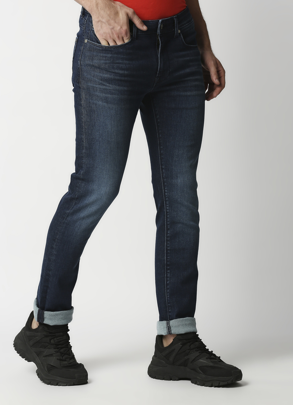 Vapour Slim Fit Mid Waist Jeans, , large image number 2