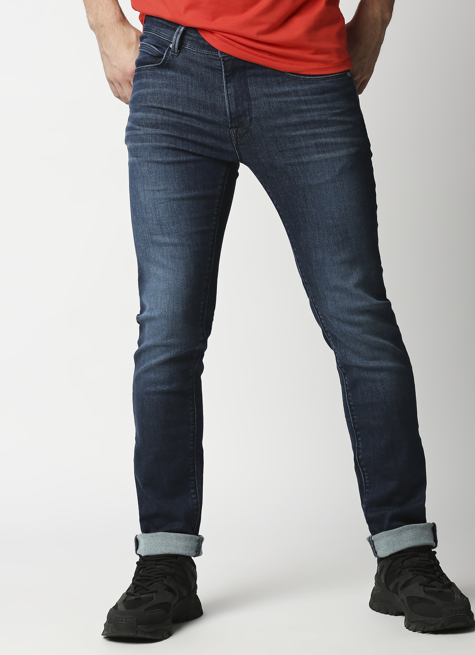 Vapour Slim Fit Mid Waist Jeans, , large image number 0