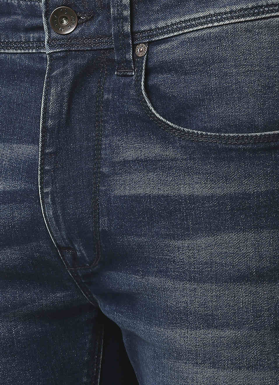 Bootcut Slim Fit Mid Waist Boot Leg Jeans, , large image number 4