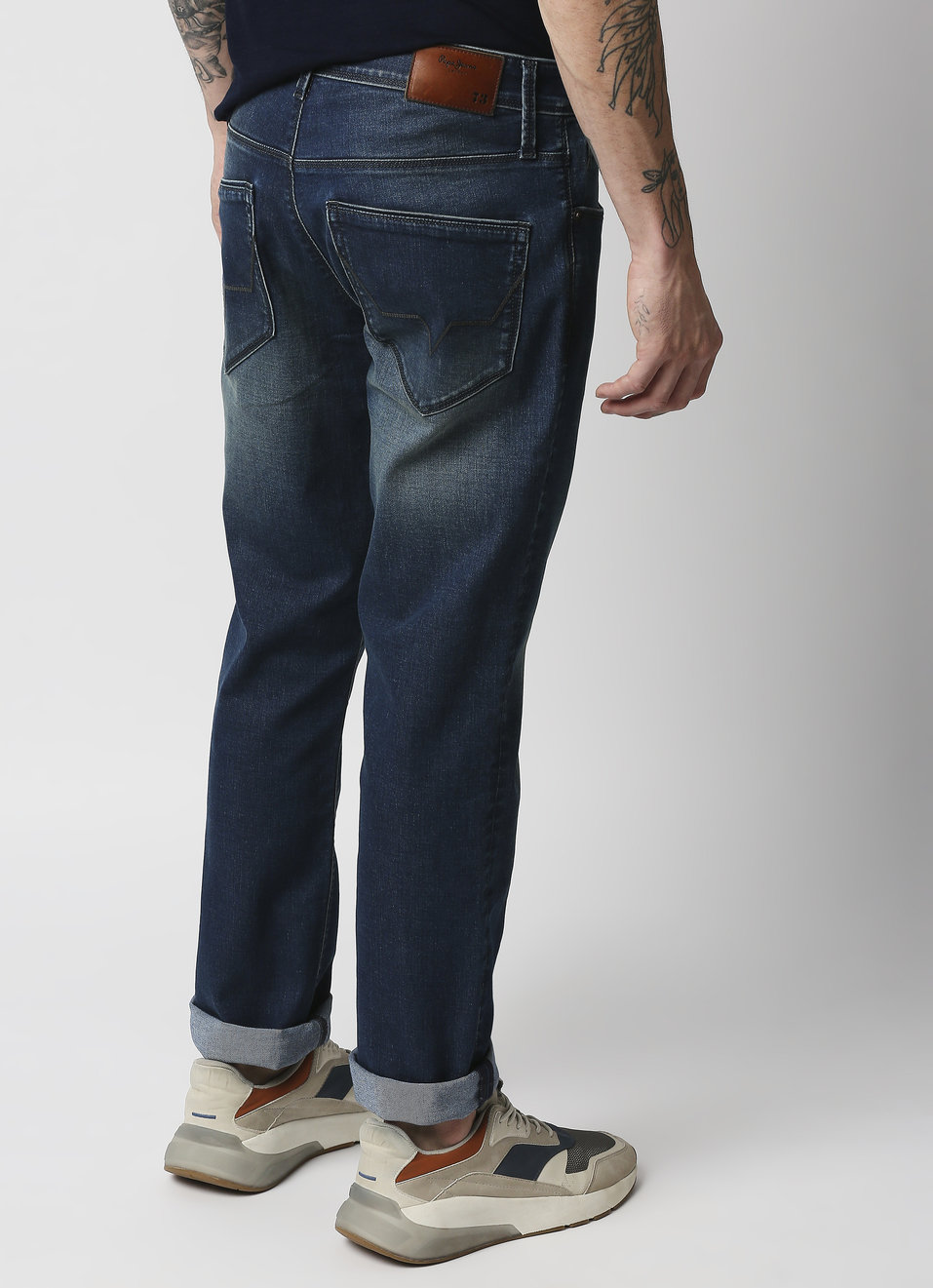 Cash Straight Fit Mid Waist Straight Leg Jeans, , large image number 1