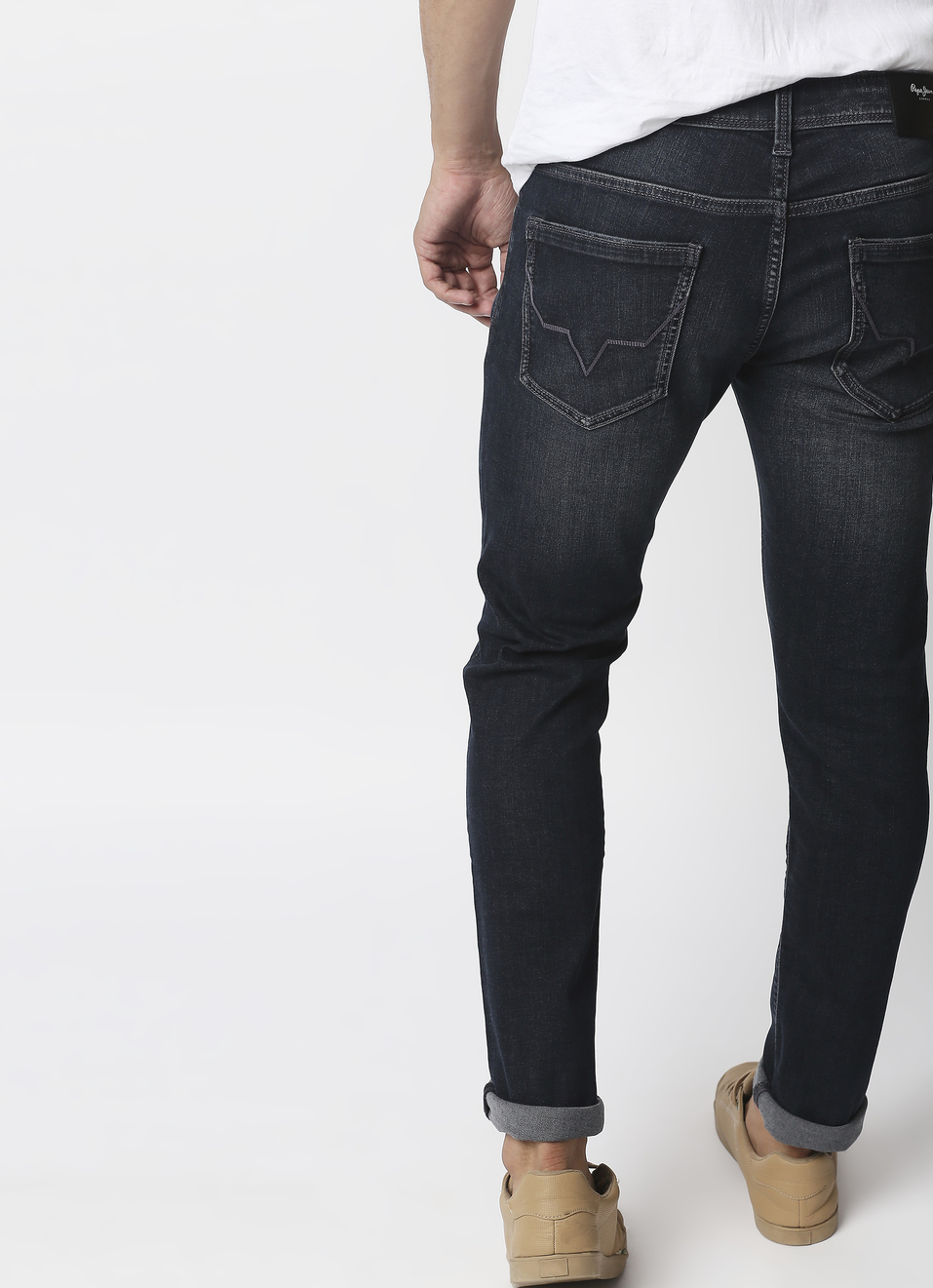 Tapered Vapour Tapered Fit Low Waist Jeans, , large image number 1