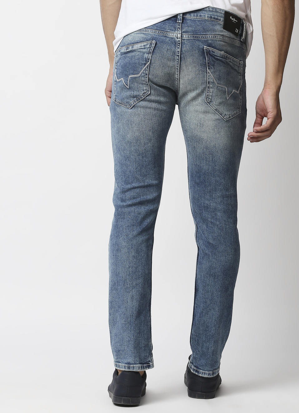 Tapered Vapour Tapered Fit Low Waist Jeans, , large image number 1