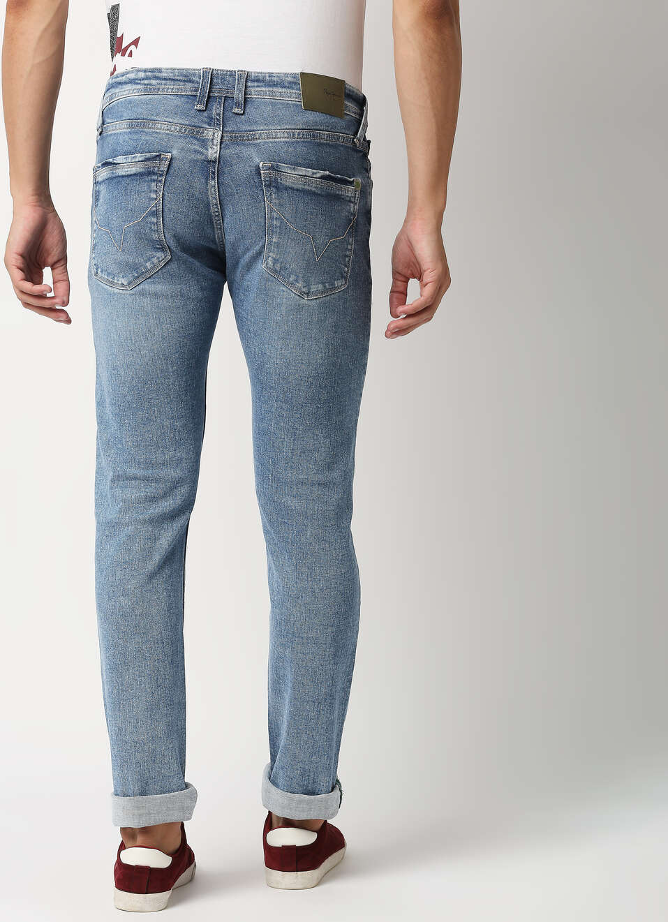 Vapour Slim Fit Mid Waist Jeans, , large image number 2