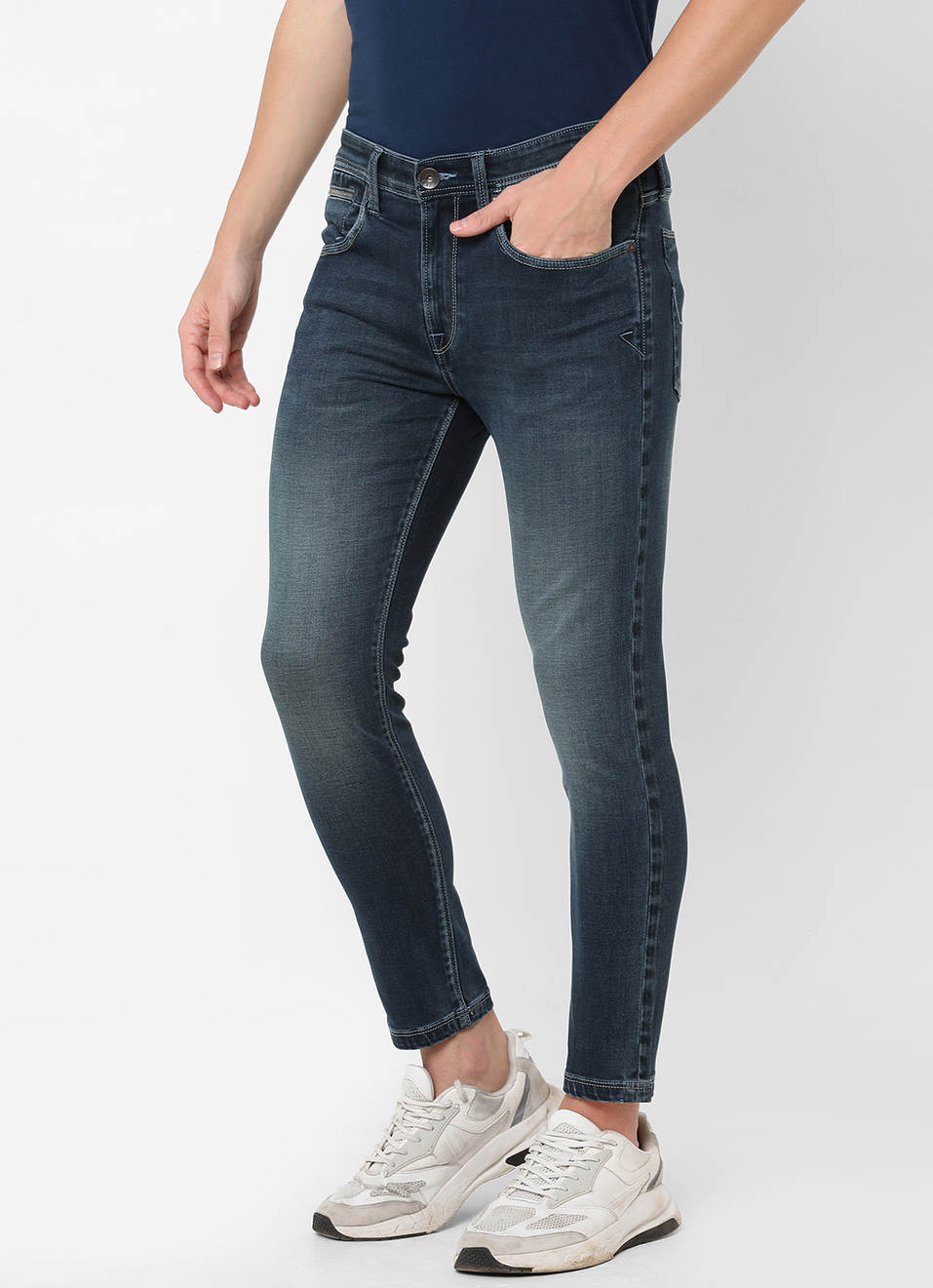 Chinox Ankle  Super Skinny Fit Mid Waist Ankle Length, , large image number 2